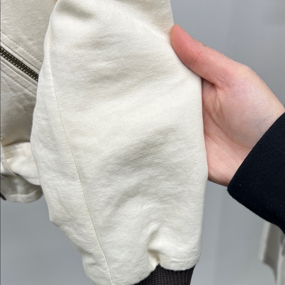 PAIGE Cream Belted Jacket - Picture 5 of 7